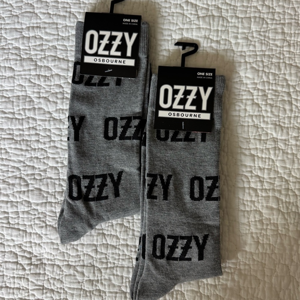 Two Pair Ozzy Osborne Socks for Men- NWT
